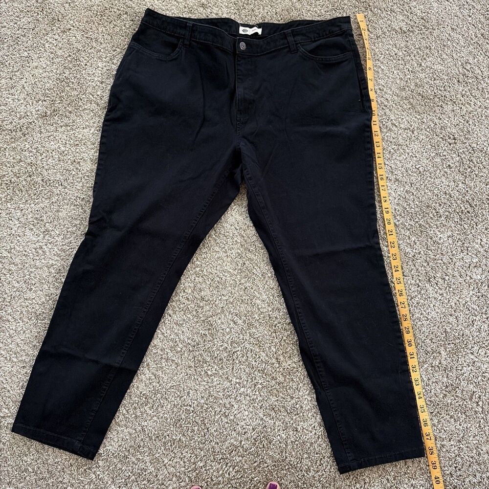 EUC Dickies Women's Flex Twill Slim Fit Bootcut Pants, Navy Blue, Plus Size 20R